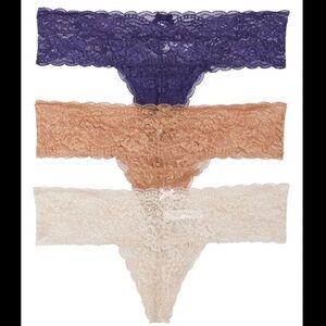 NEW Skarlett Blue Women Obsessed Thong Sapphire Size XL